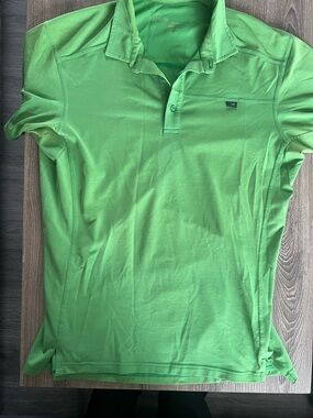 Arc'teryx Bright Green Short-Sleeve Polo